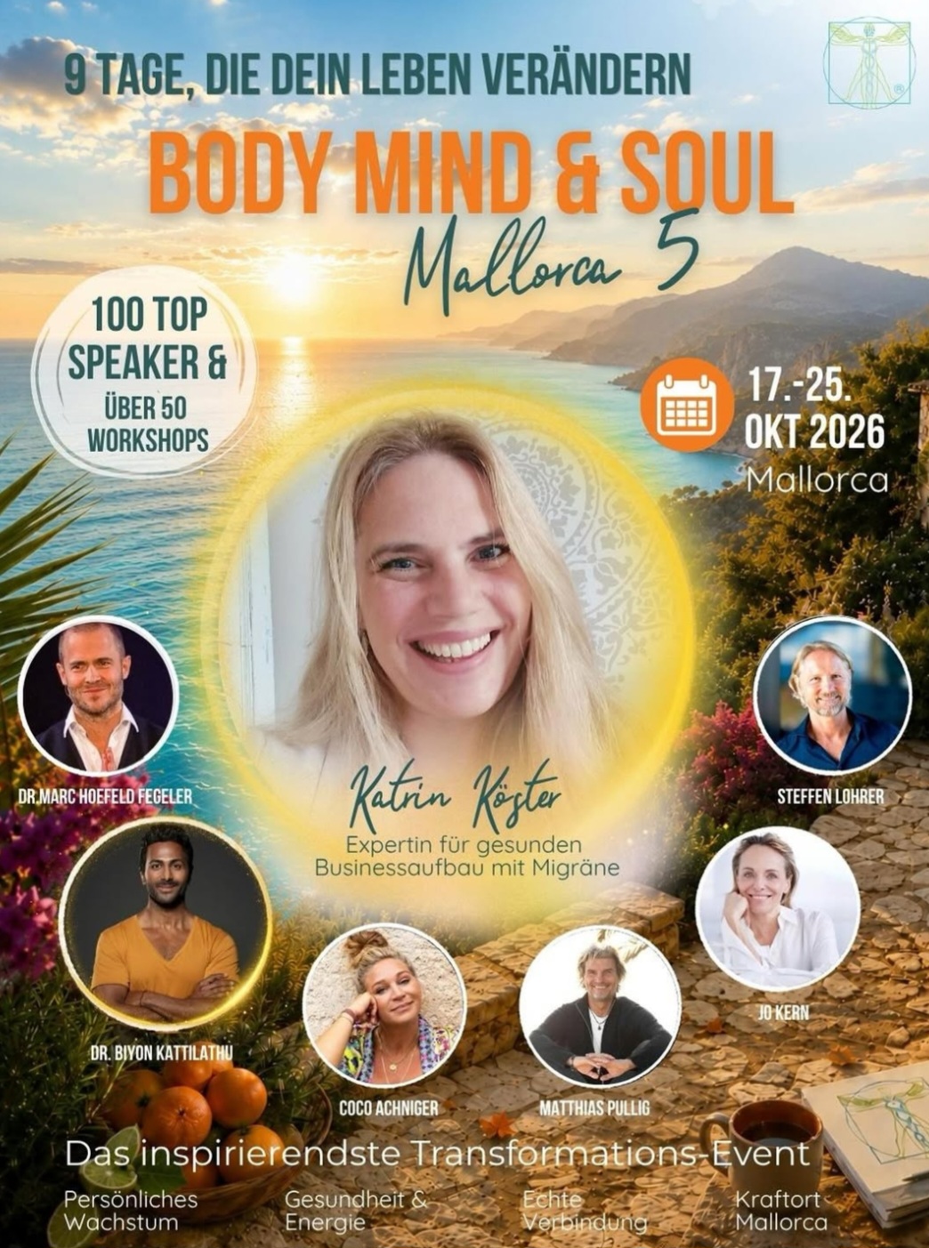Body Mind Soul Mallorca 5 — Katrin Köster als Speakerin Oktober 2026